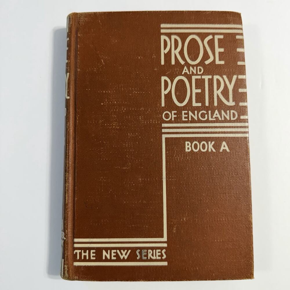 Prose and Poetry Of England Including History Of English Literature McGraw 1935